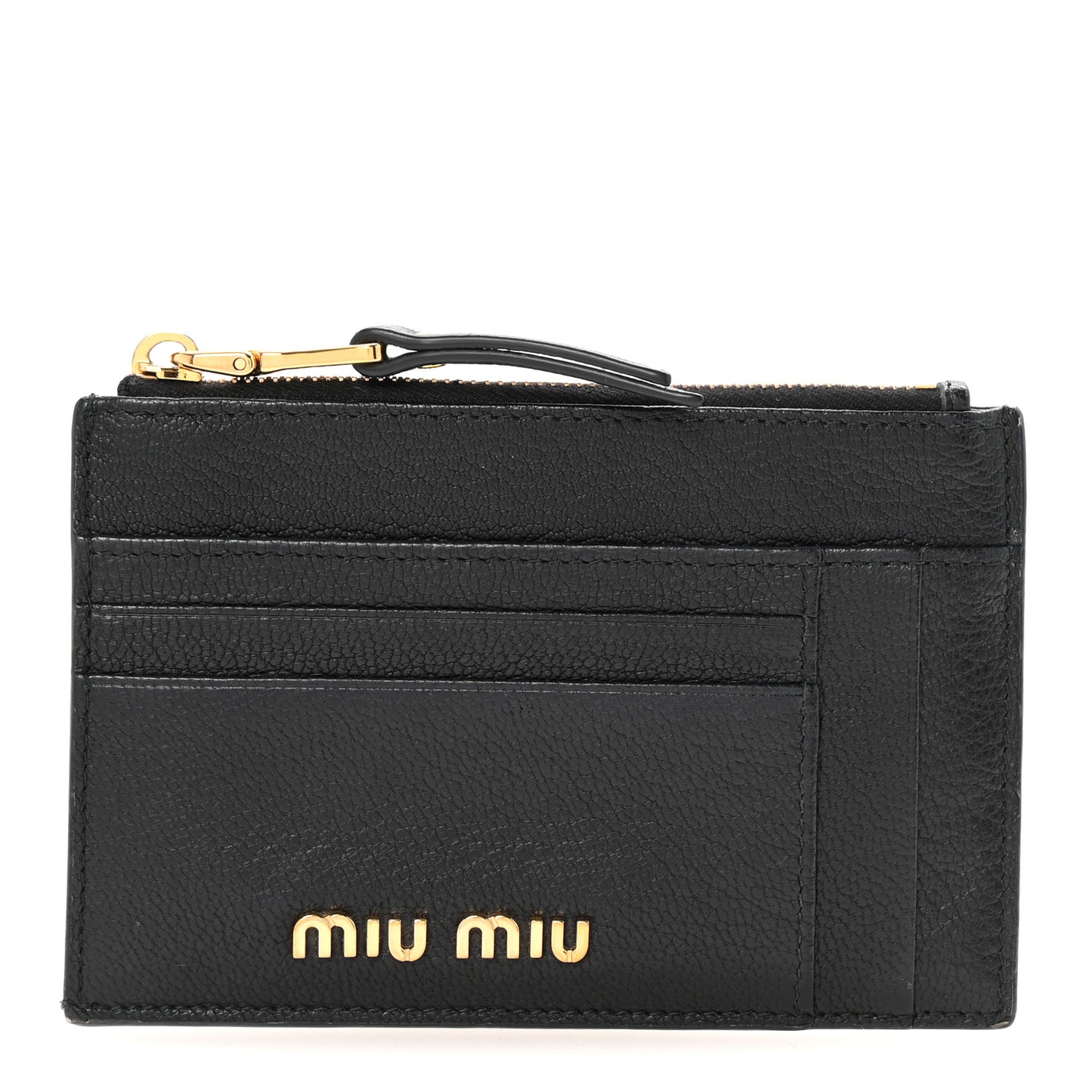 Madras Zip Card Case Black