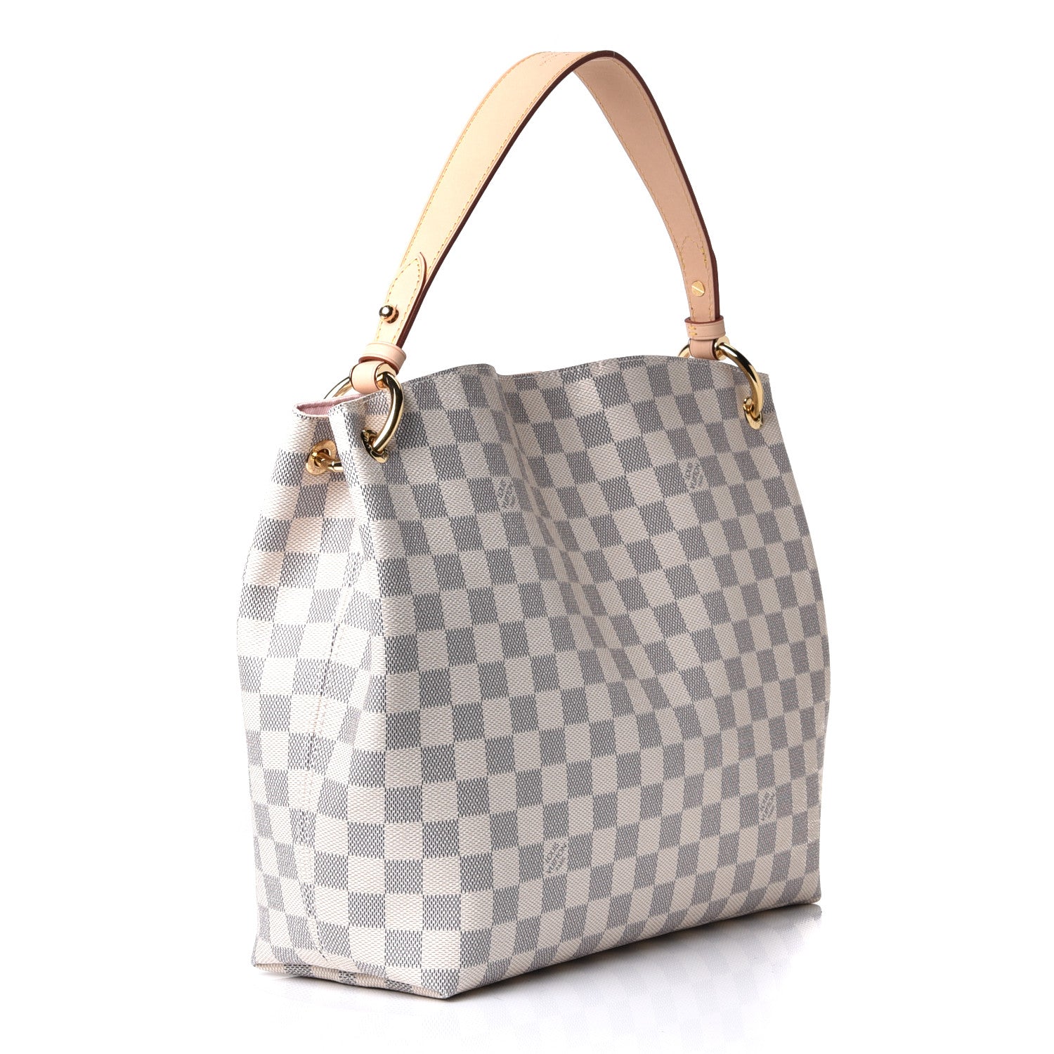 Louis Vuitton Damier Azur Graceful PM Rose Ballerine 2 of 5