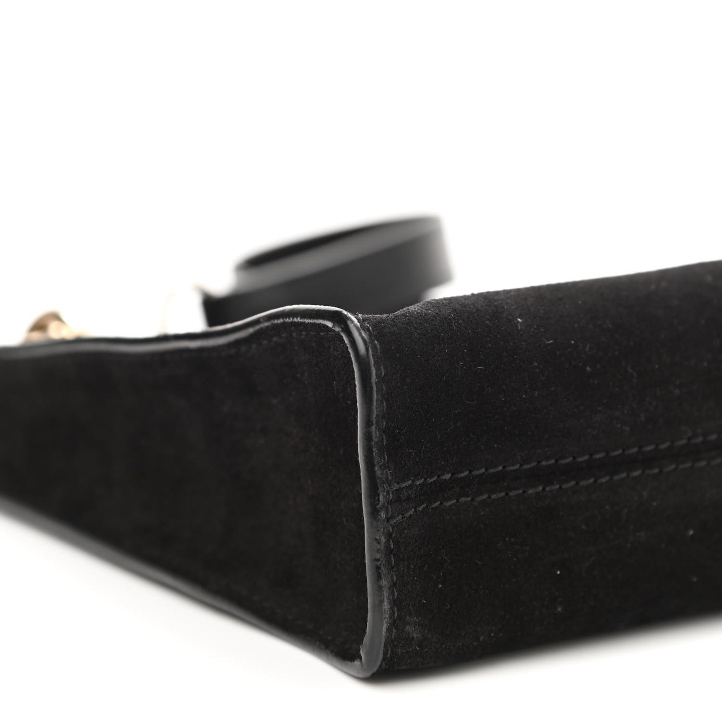 Suede Callie Mini Hobo Black