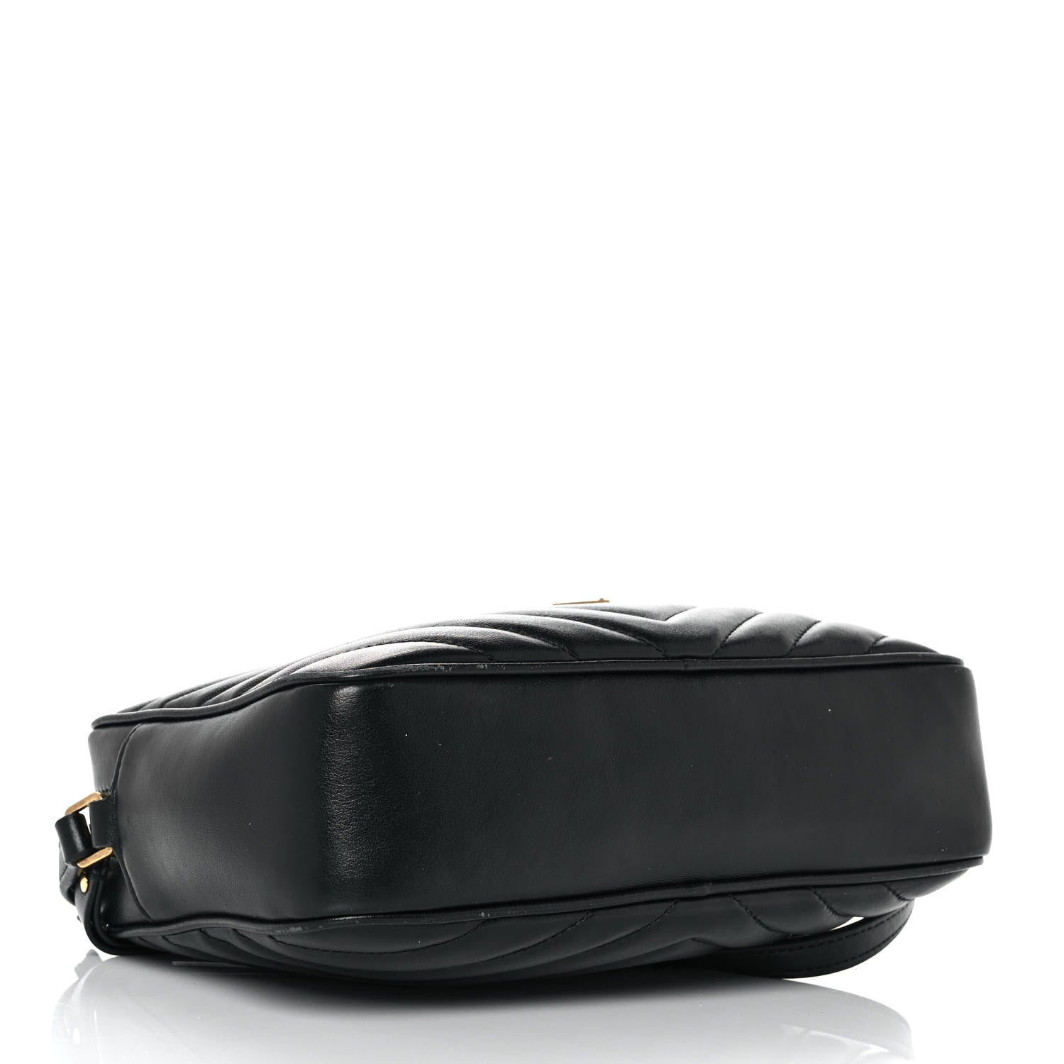 Saint Laurent Calfskin Matelasse Monogram Lou Camera Bag Black 4 of 9