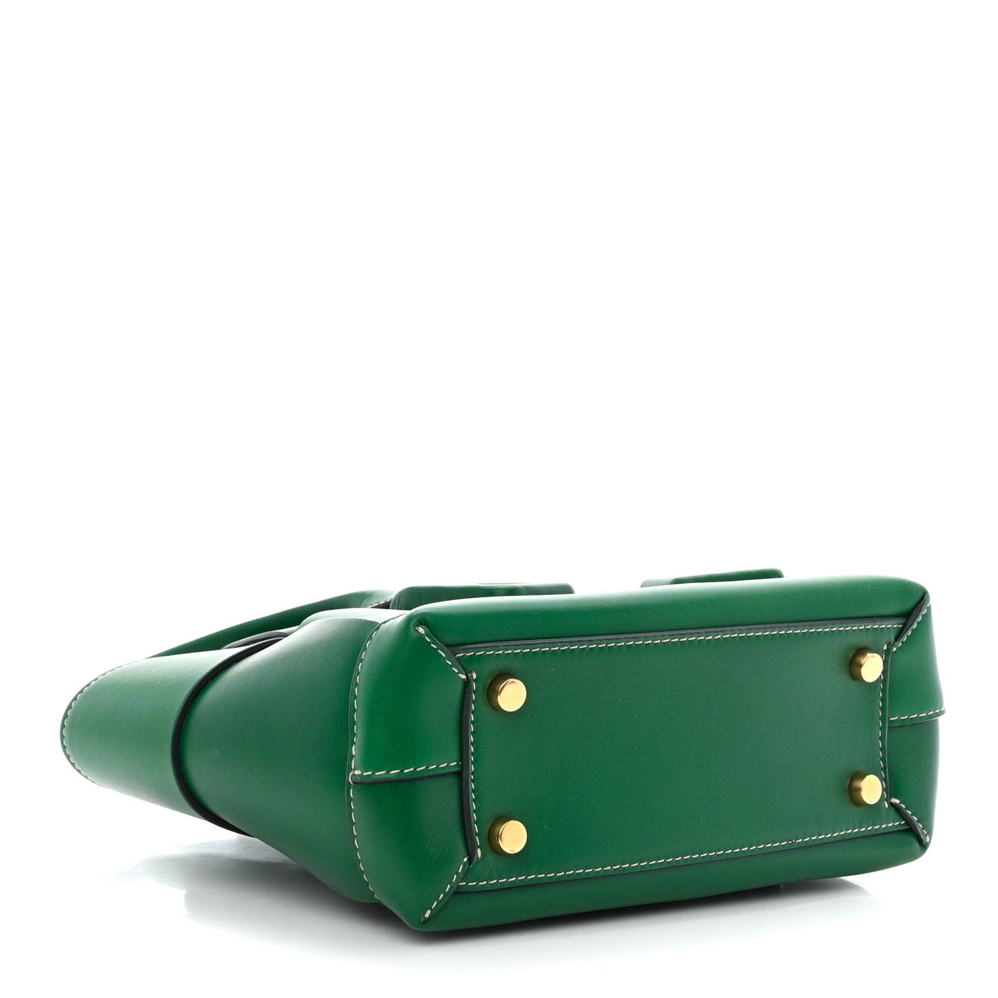 French Calfskin Maxi Intrecciato Arco 33 Racing Green
