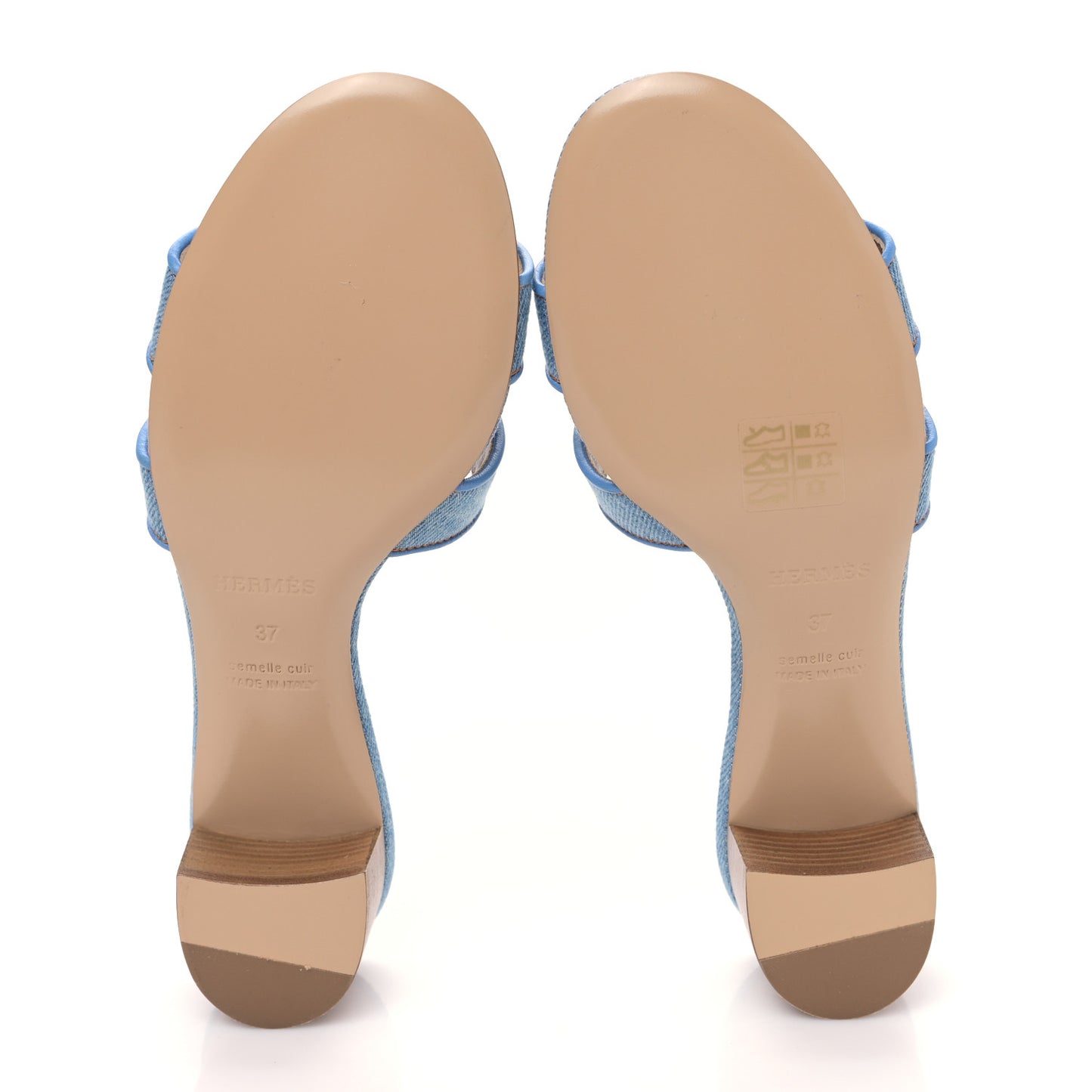 Denim Oasis Sandals 37 Bleu Clair