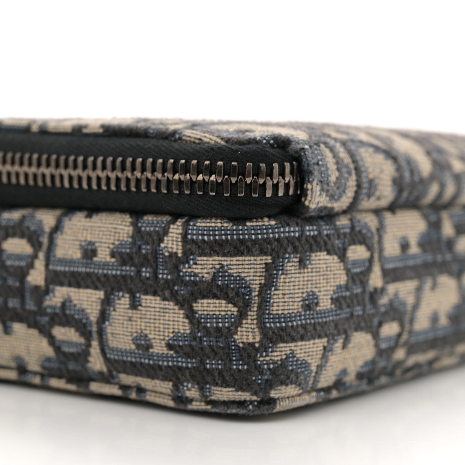 Christian Dior Oblique Pouch Navy Blue 9 of 12