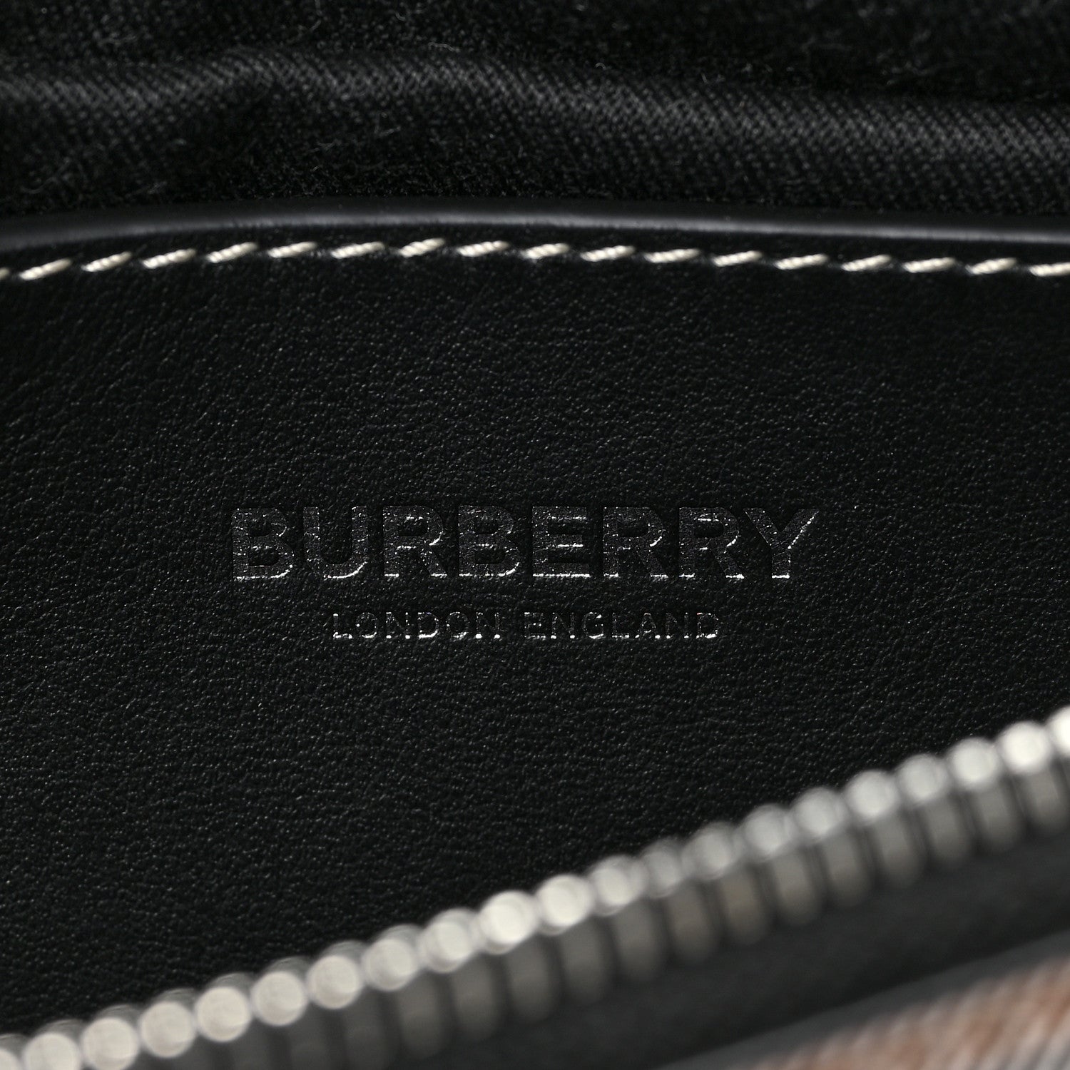 Burberry E-canvas Check Cason Bum Bag Dark Birch Brown 6 of 8