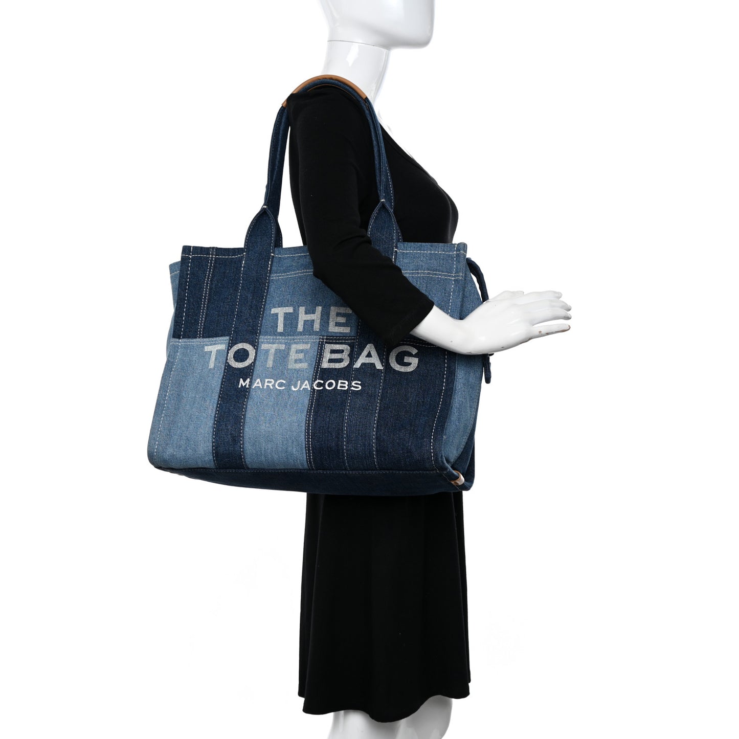 Denim Canvas Large The Tote Bag Blue