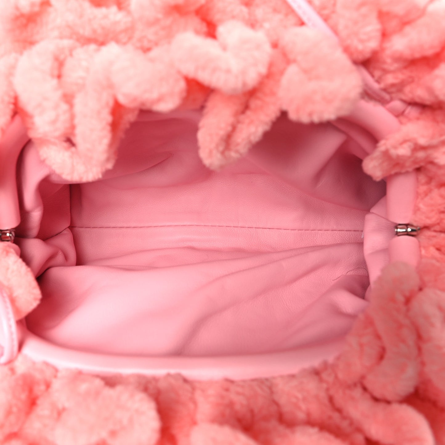 Chenille The Mini Pouch Pink