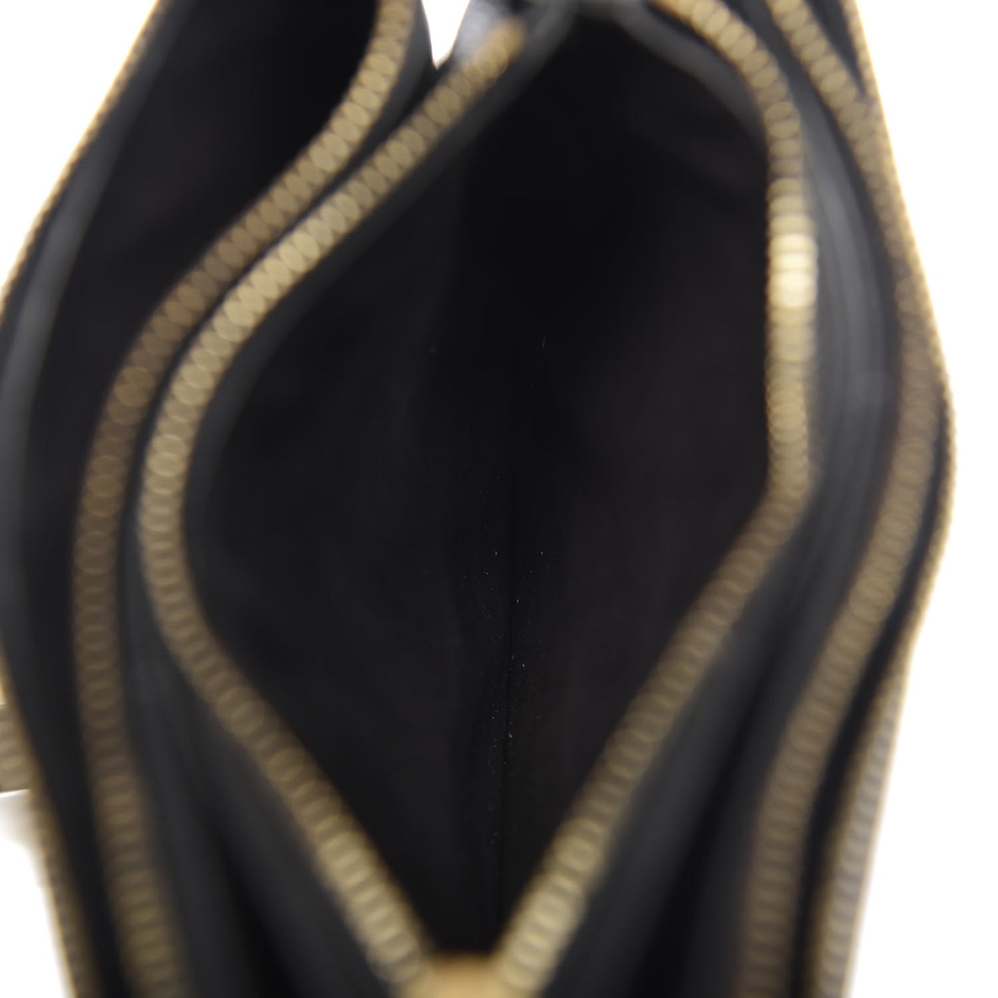 Grained Calfskin Saddle Pouch With Strap Black