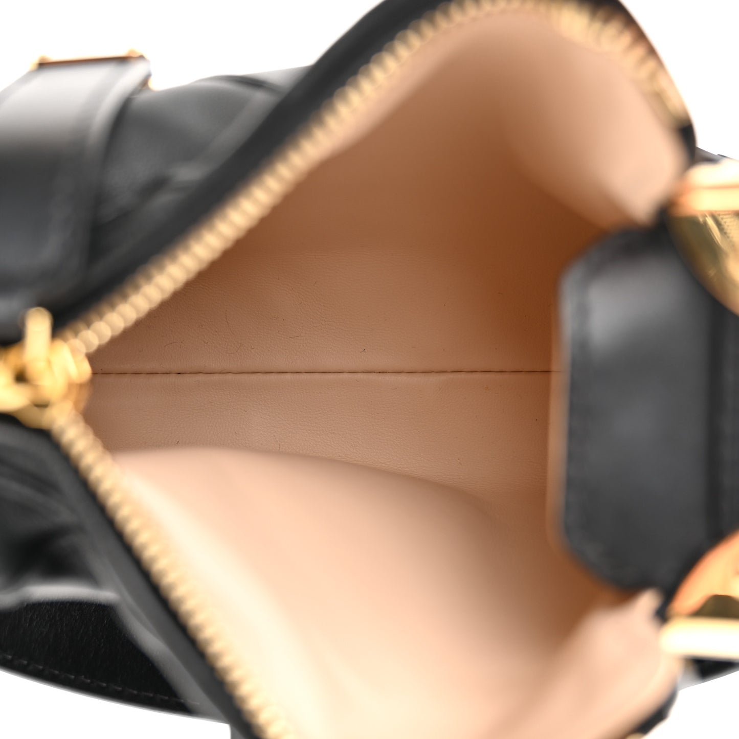 Lambskin Malletage Side Trunk PM Black