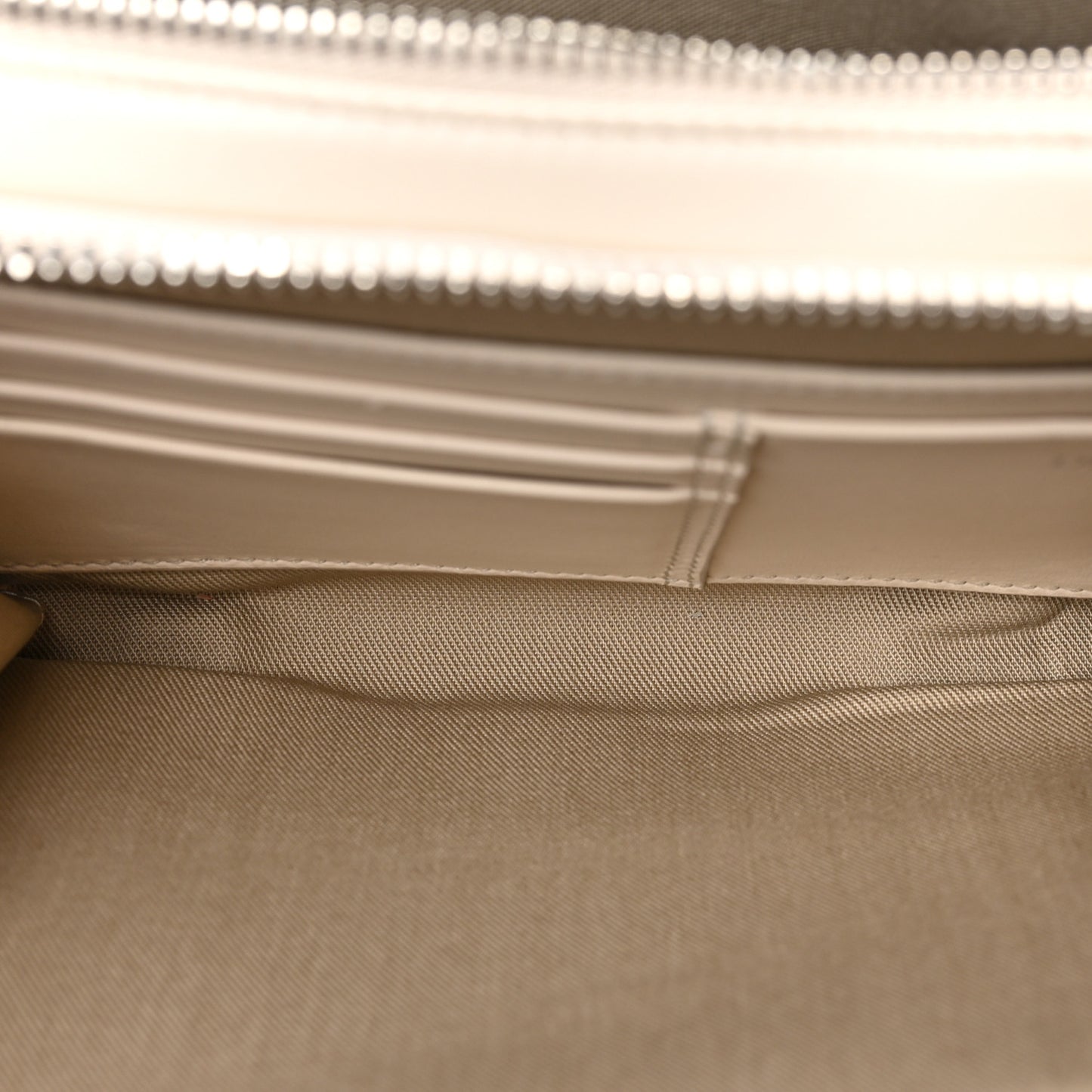 Coated Canvas CD Diamond Messenger Pouch Natural