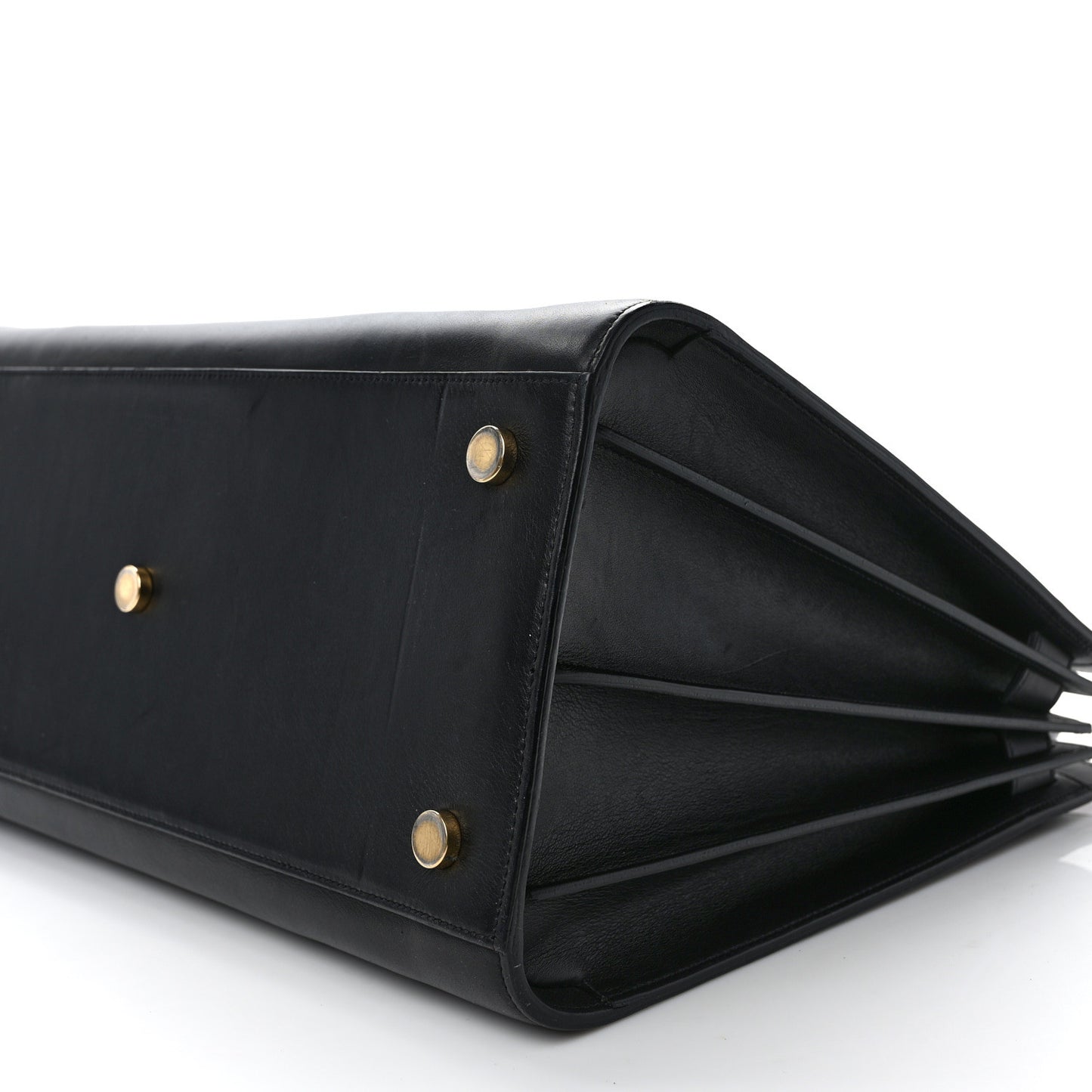 SAINT LAURENT Calfskin Large Sac De Jour Carryall Black