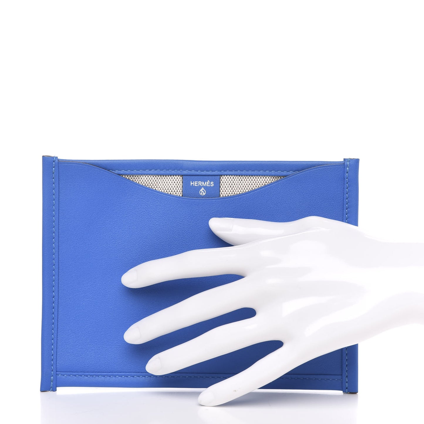 Swift Toile Petit H Passport Holder Bleu Frida