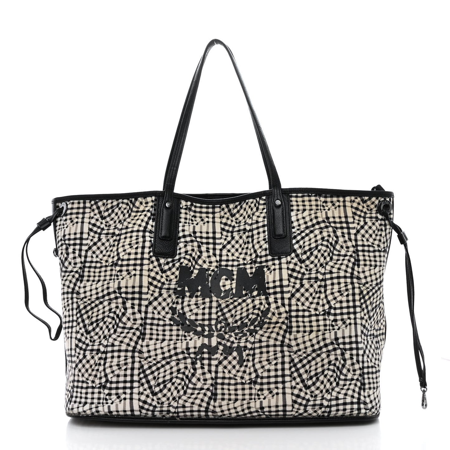 Visetos Large Liz Reversible Shopper Tote Black