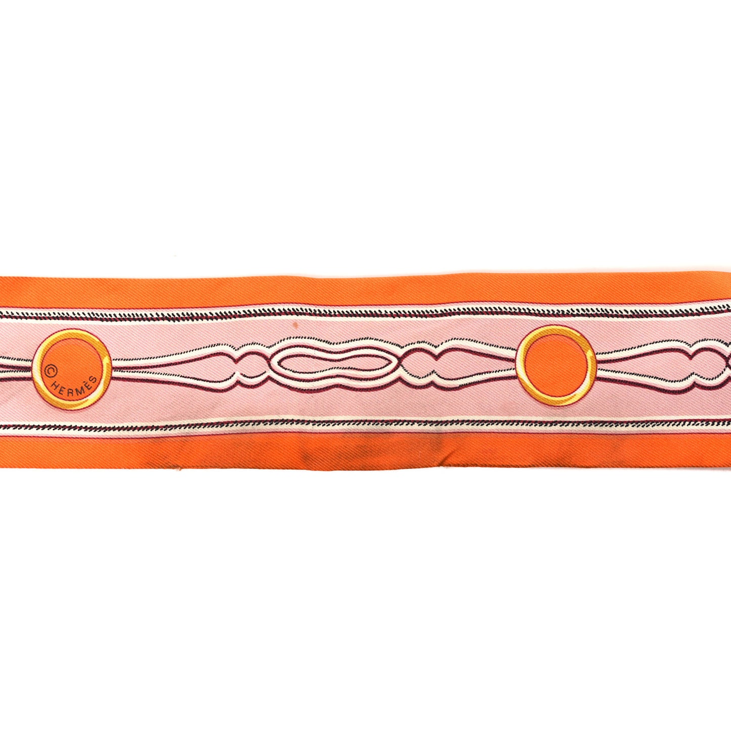 Silk Maillons Twilly Orange Vieux Rose Gold