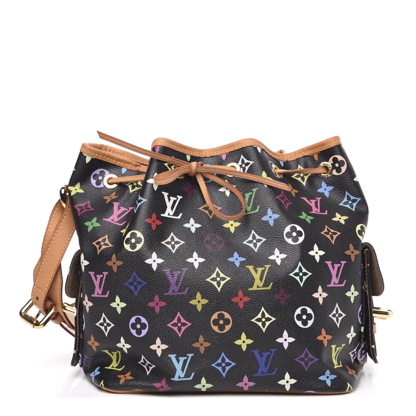 Monogram Multicolor Petit Noe Black