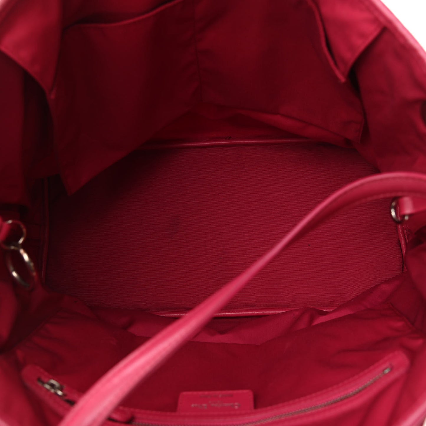 Coated Canvas Cannage Medium Panarea Tote Pink