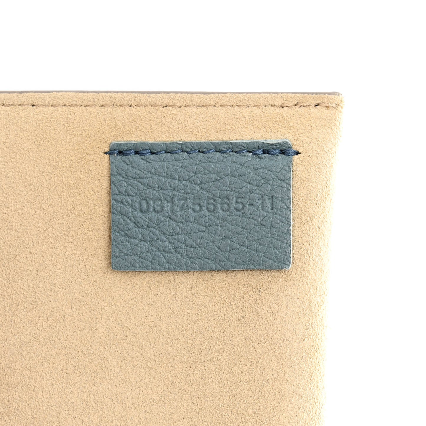 Grained Lambskin Drew Shoulder Bag Cloudy Blue