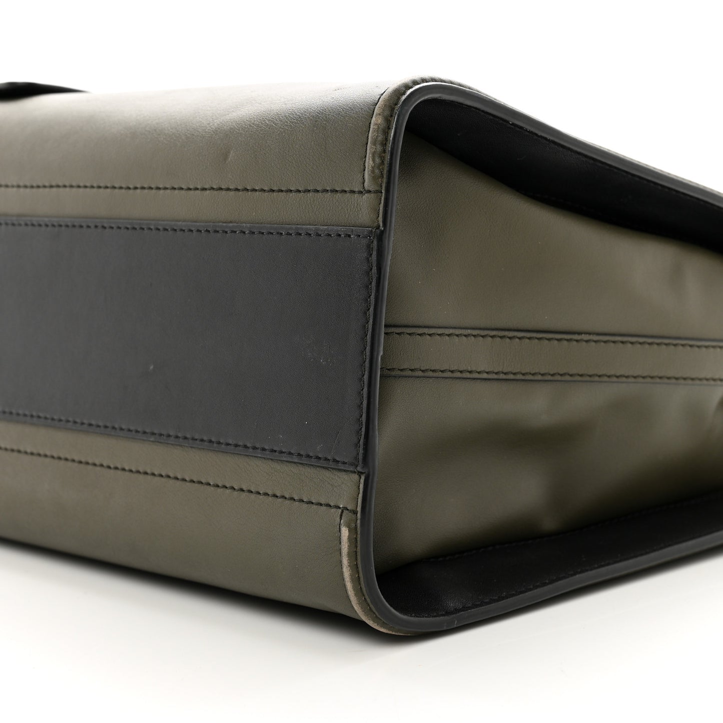 Calfskin The Tall Story Shoulder Bag Khaki