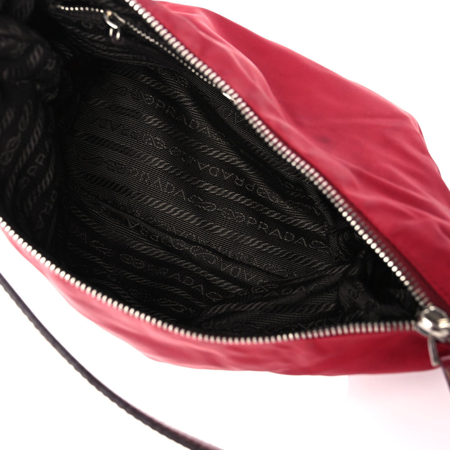 Tessuto Nylon Small Shoulder Bag Red