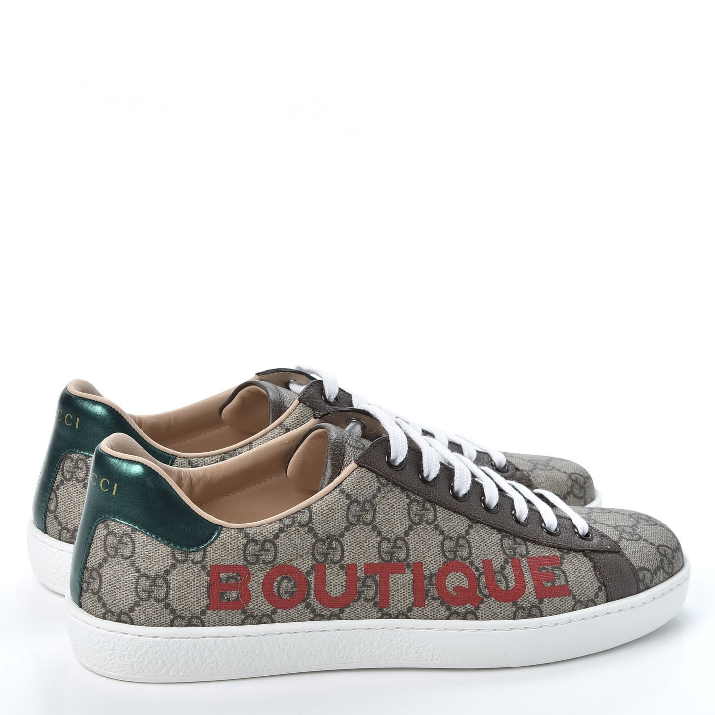 GG Supreme Monogram Boutique Mens Ace Sneakers 8