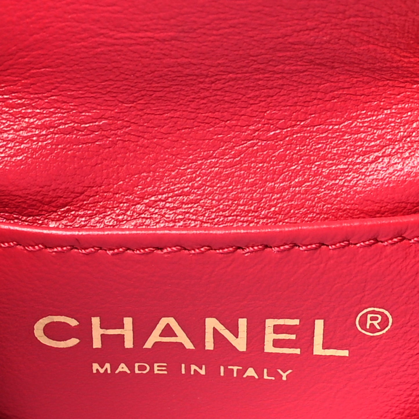 Metallic Lambskin Quilted Micro My Crush Bag Gold