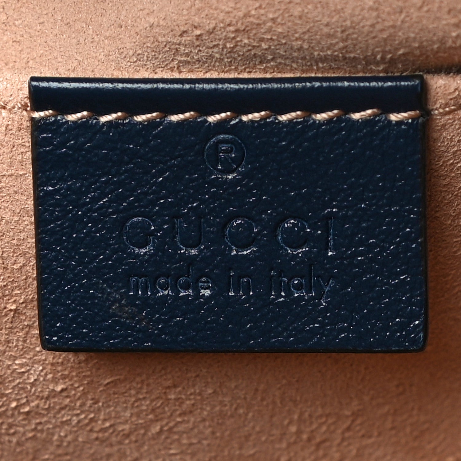 Gucci Vintage Effect Calfskin Matelasse Diagonal Small Torchon GG Marmont Chain Shoulder Bag Mystic White Blue Agata 7 of 13