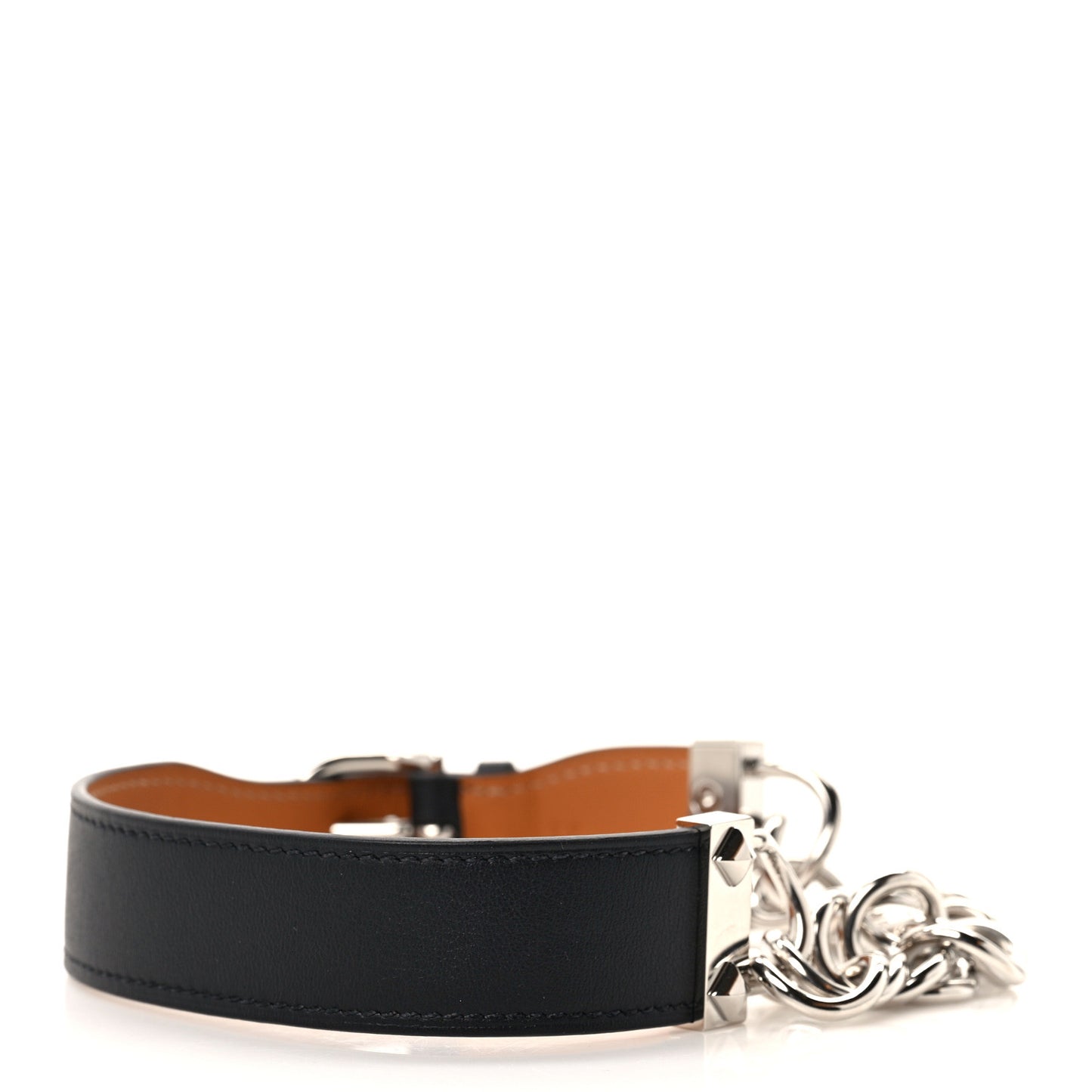 Swift Metal Gourmette Equestre Double Tour Bracelet T2 Black
