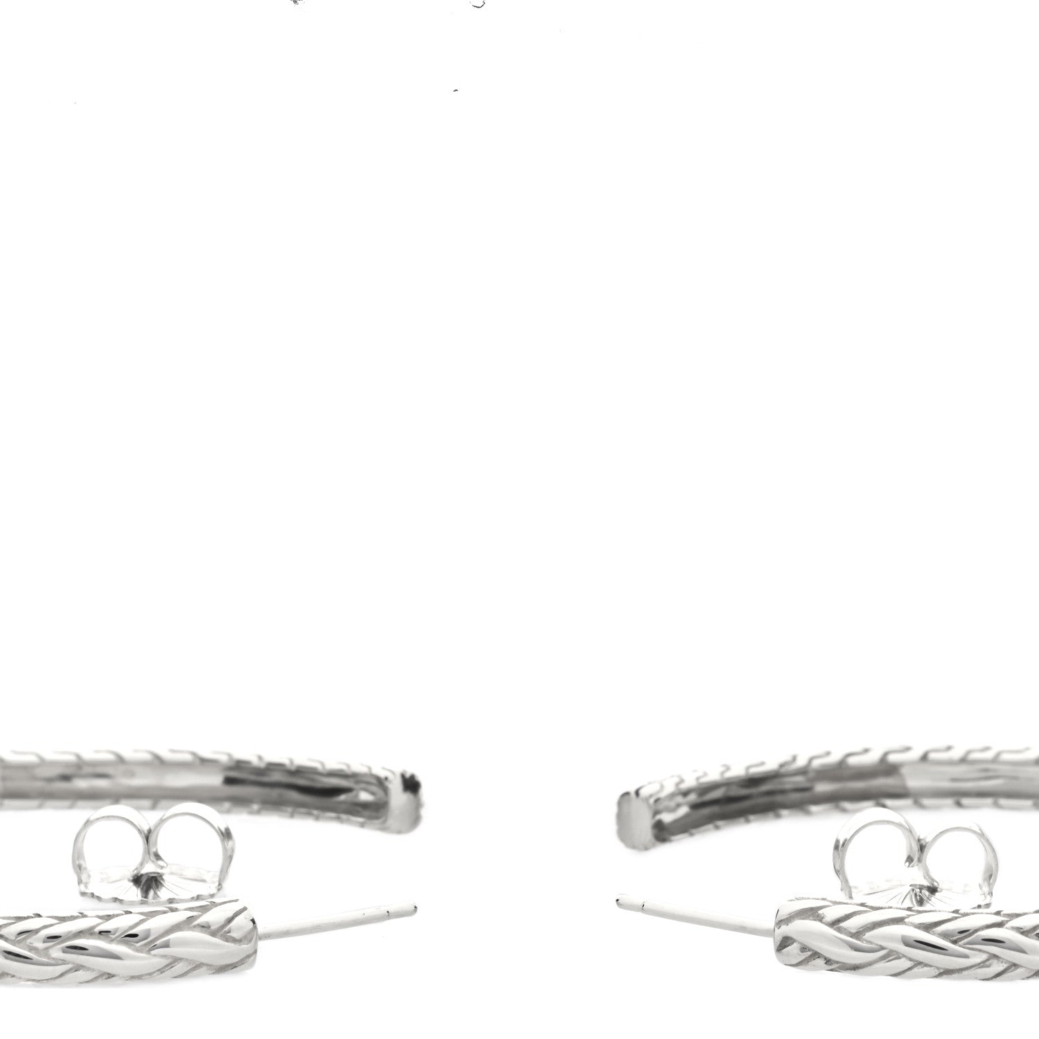 John Hardy Sterling Silver Kepang Medium Hoop Earrings 2 of 3