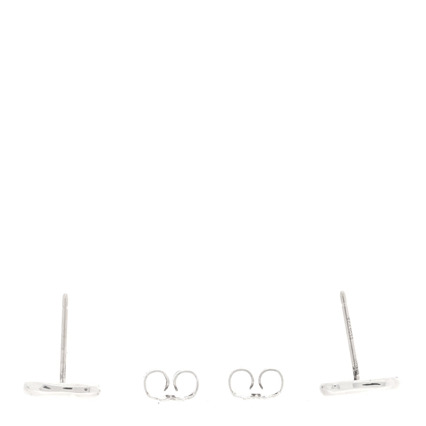 Sterling Silver 10mm Elsa Peretti Full Heart Earrings