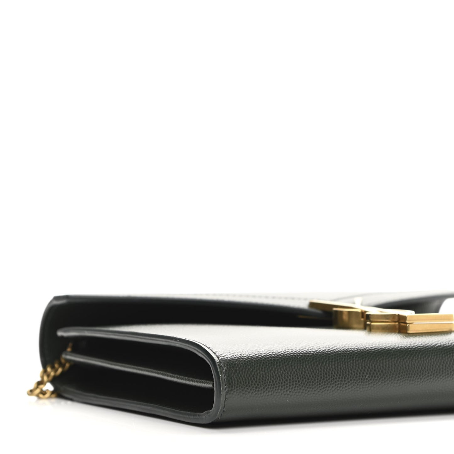 Smooth Calfskin Monogram Cassandra Clasp Bag Dark Green