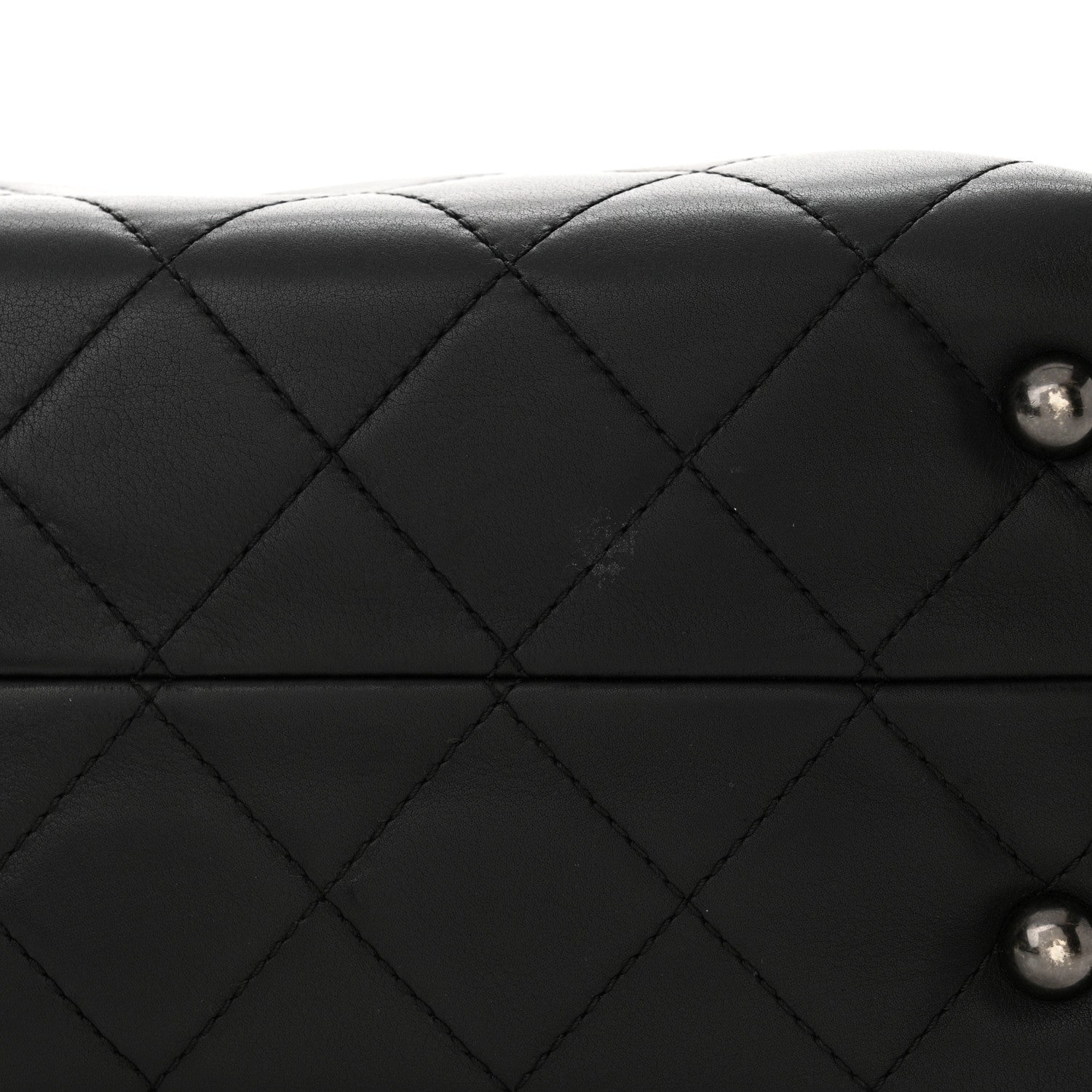 Chanel Calfskin Quilted Large Shopping In Chains Tote Black 11 of 11