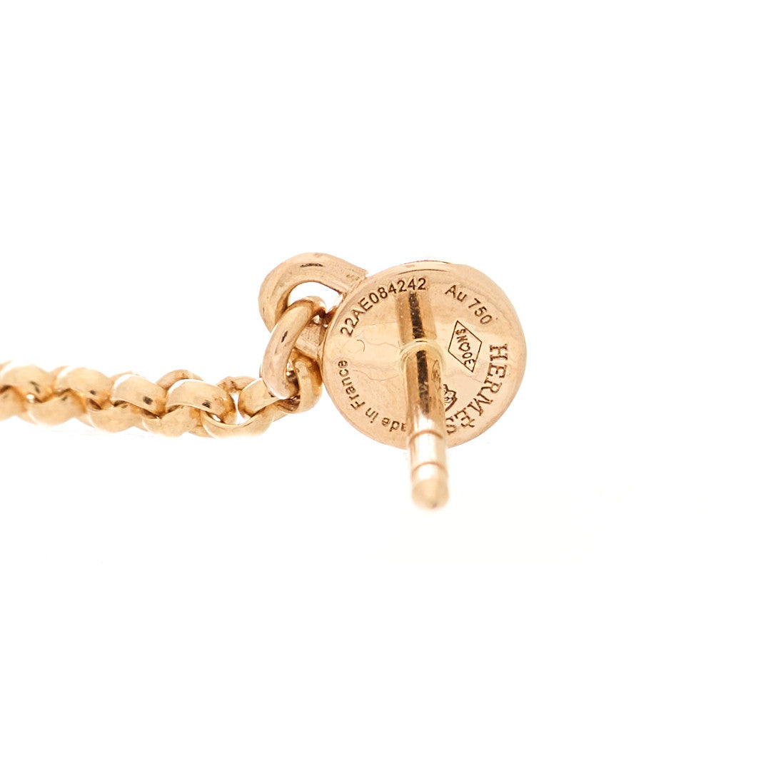 18K Rose Gold Kelly Clochette Earrings