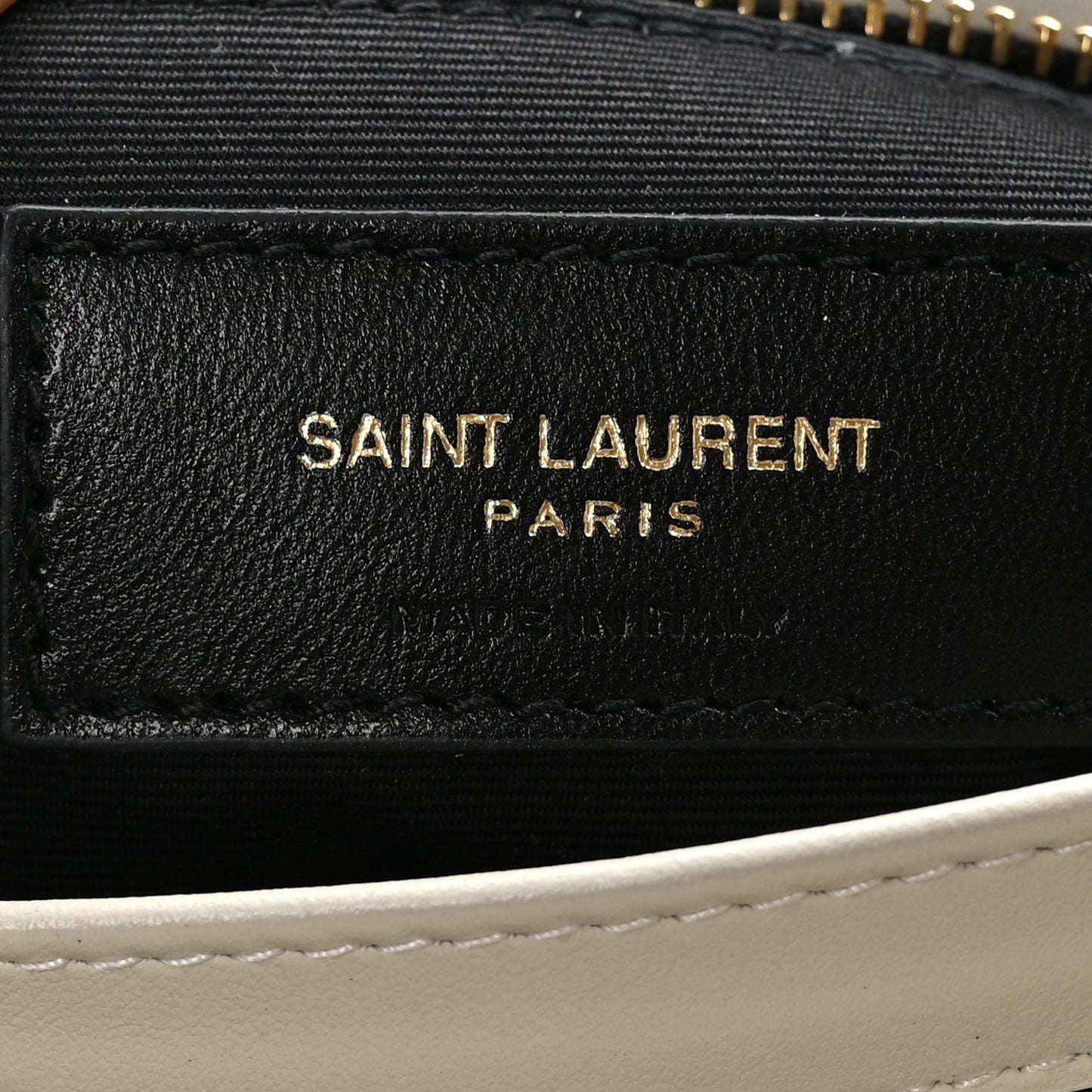 Calfskin Y Quilted Monogram Toy Loulou Crossbody Bag Blanc Vintage