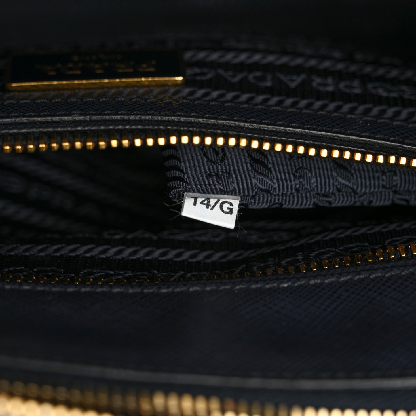 Saffiano Mini Galleria Double Zip Tote Baltico