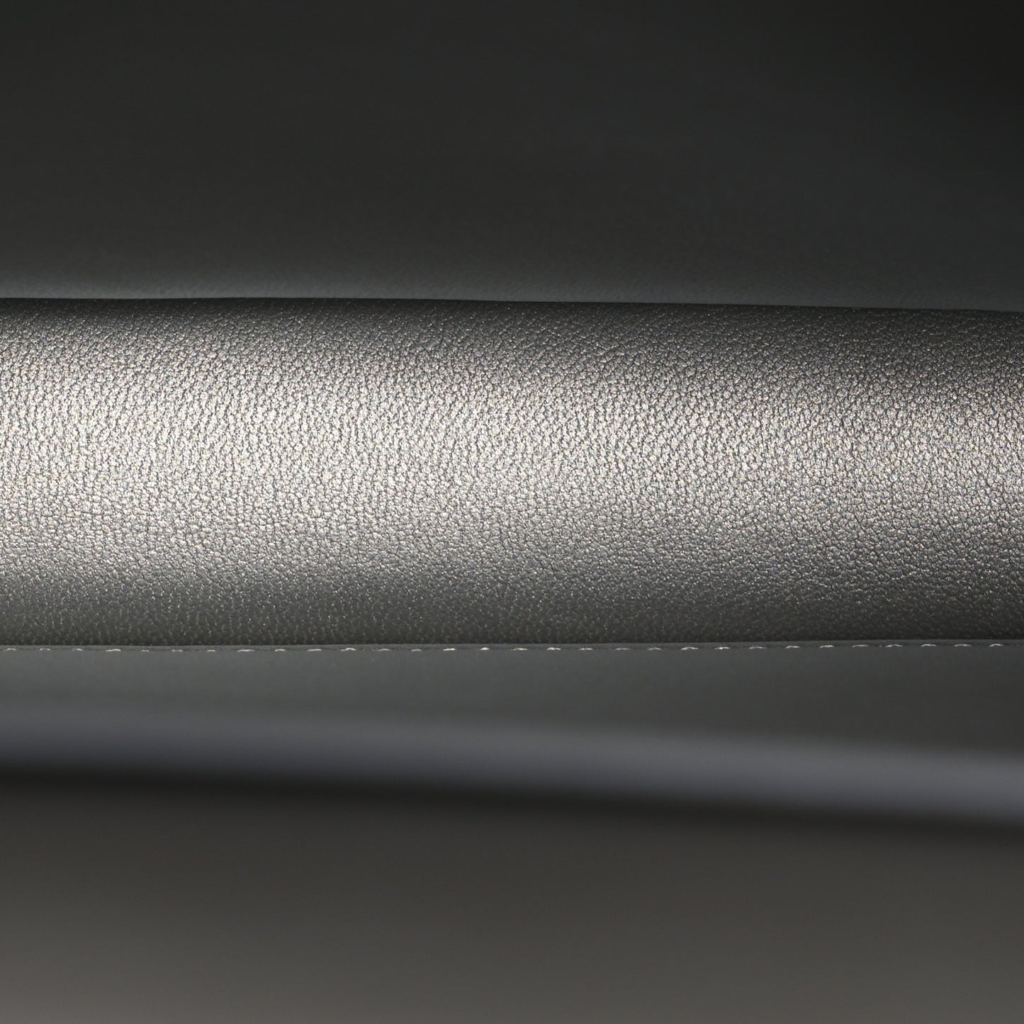 Grained Calfskin Cartable Medium Briefcase Silver