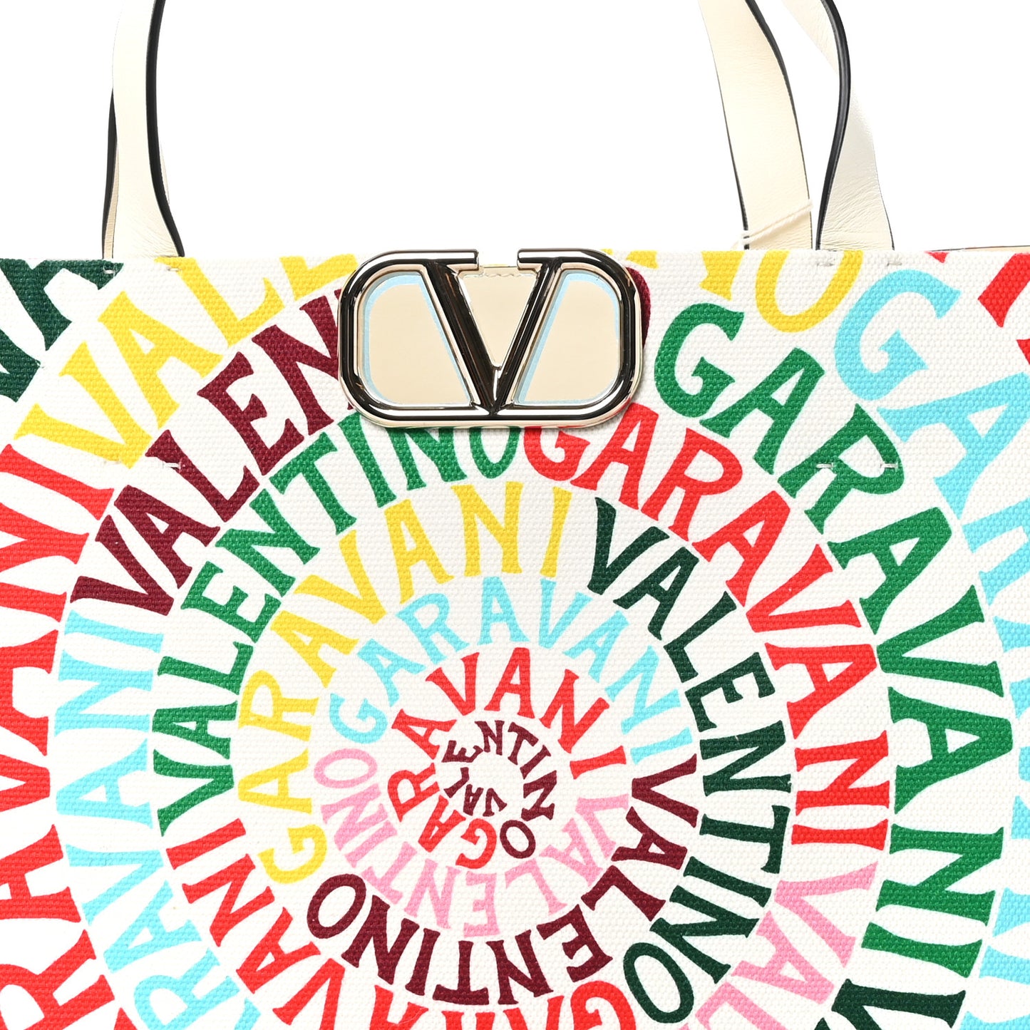 Canvas Large Escape Loop Logo Tote Multicolor