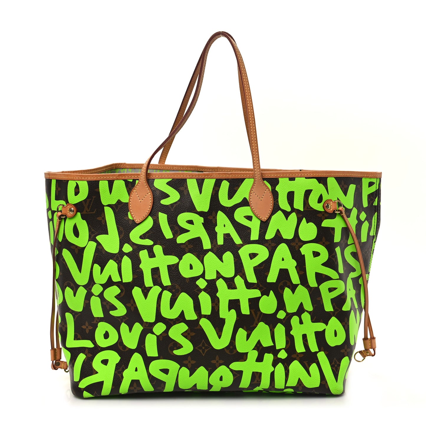 Monogram Graffiti Neverfull GM Green