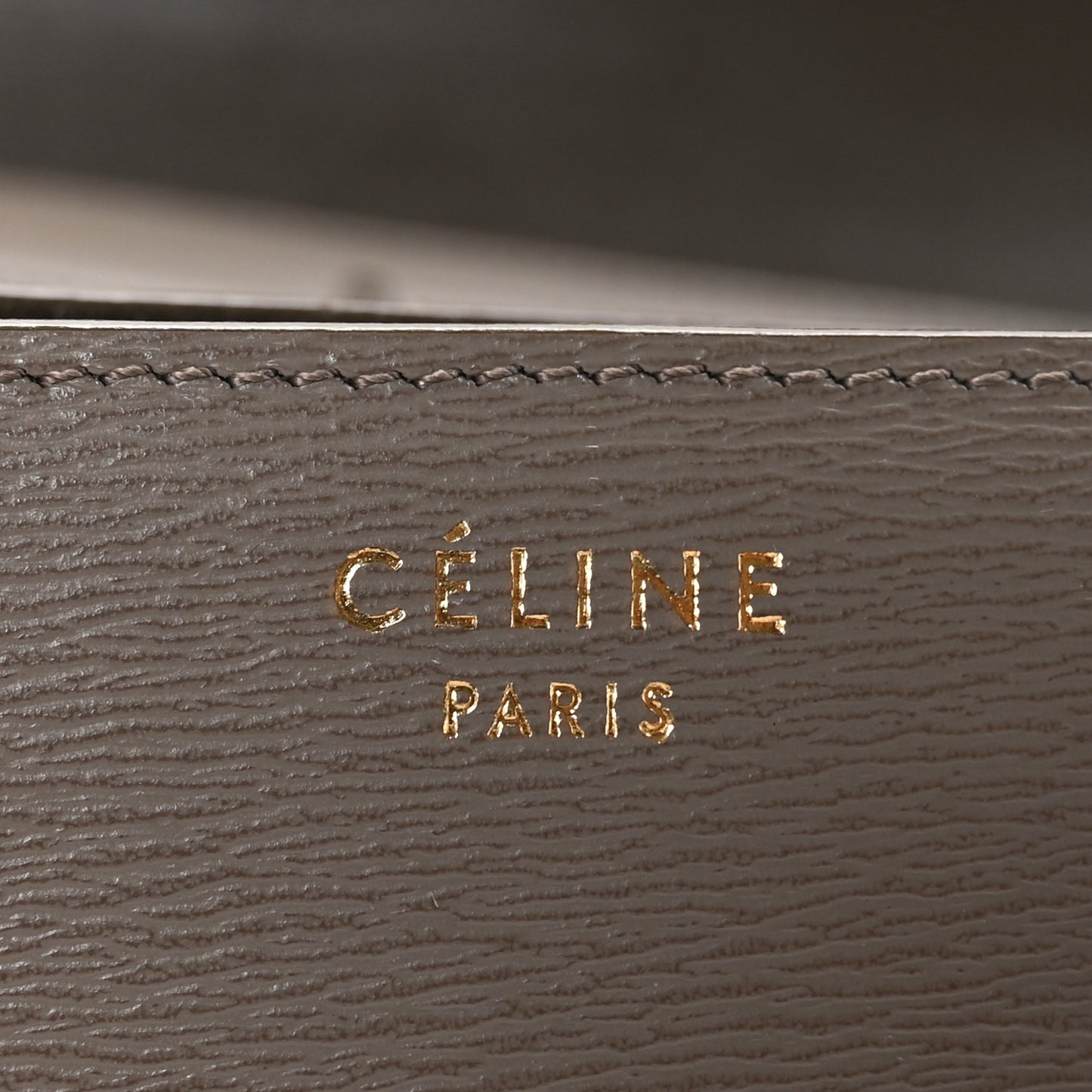 Liege Calfskin Medium Classic Box Flap Bag Taupe