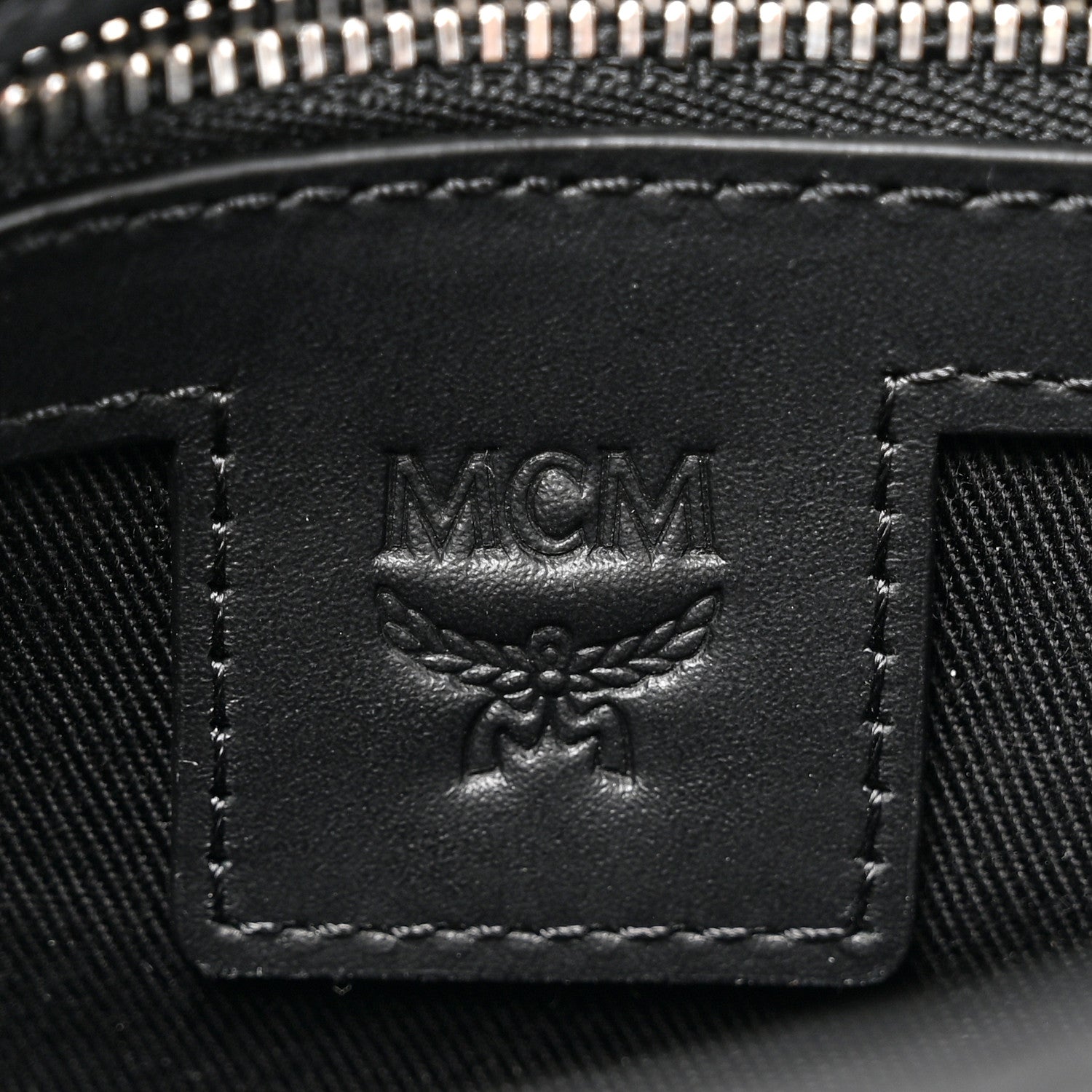 MCM Visetos Small Millie Crossbody Belt Bag Black 6 of 12