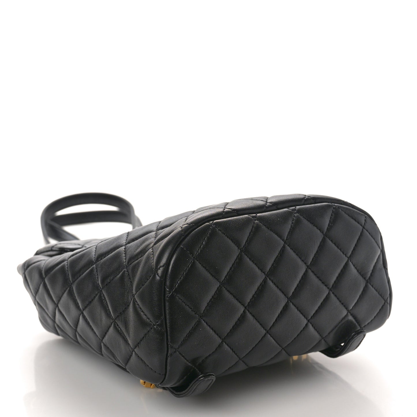 Lambskin Quilted Mini Urban Spirit Backpack Black