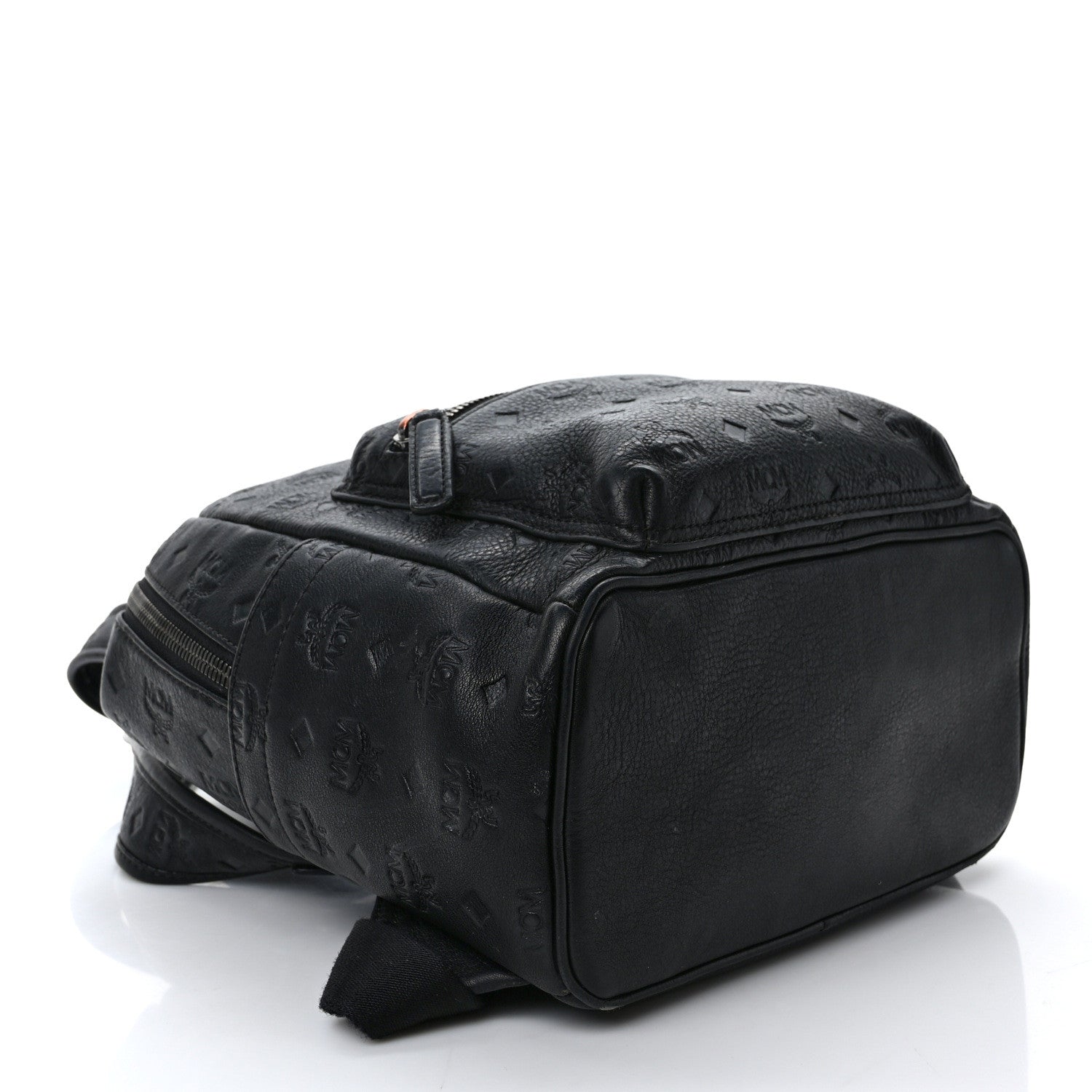 MCM Calfskin Ottomar Small Stark Backpack Black 4 of 11