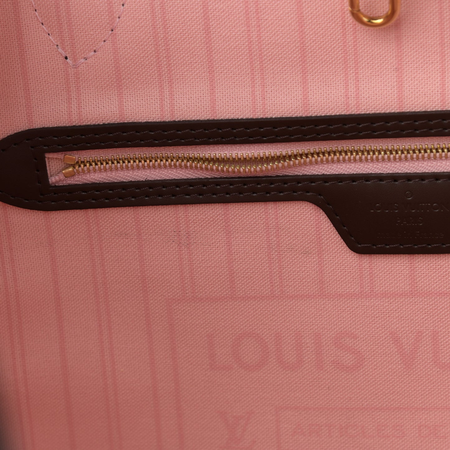 Damier Ebene Neo Neverfull MM Rose Ballerine