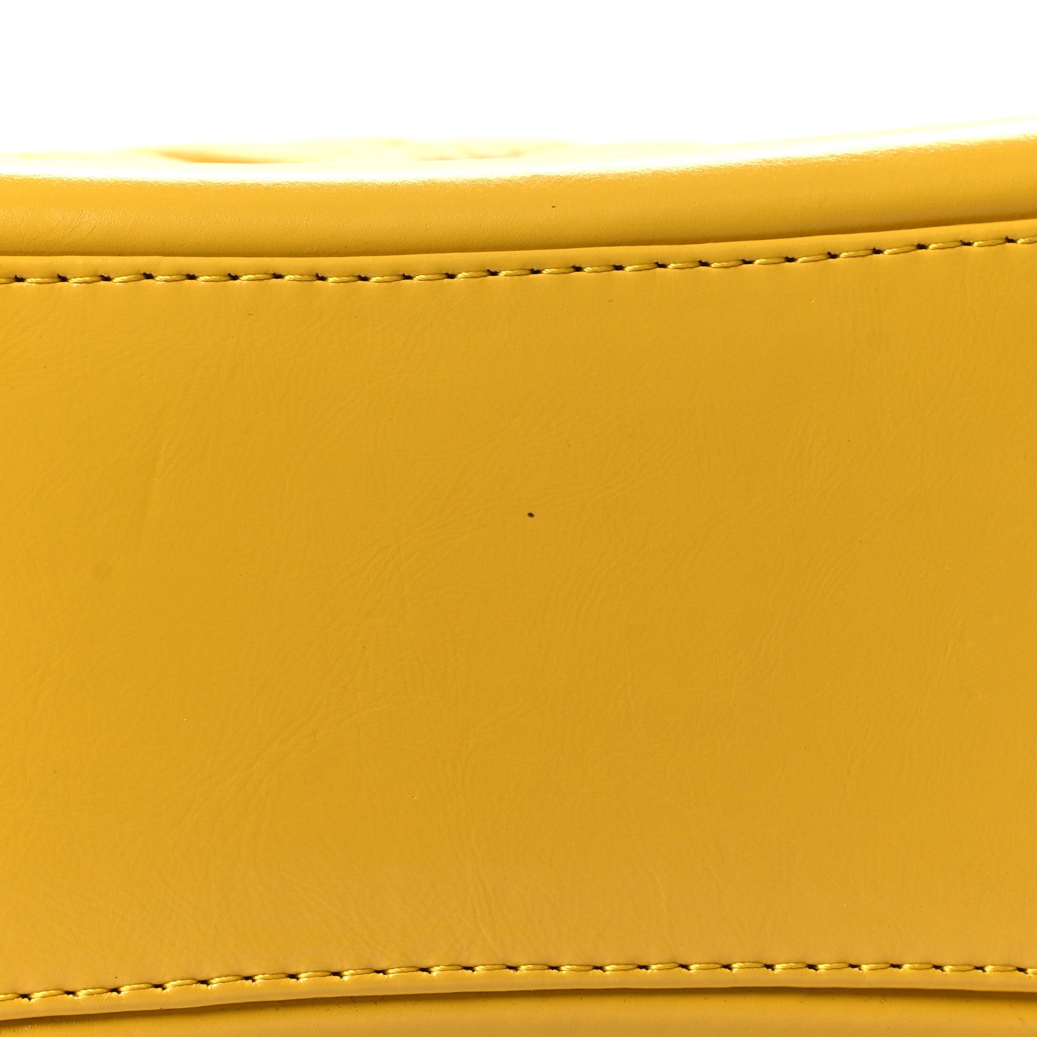 Chanel Aged Calfskin Chevron Quilted Small Gabrielle Backpack Yellow 11 of 11