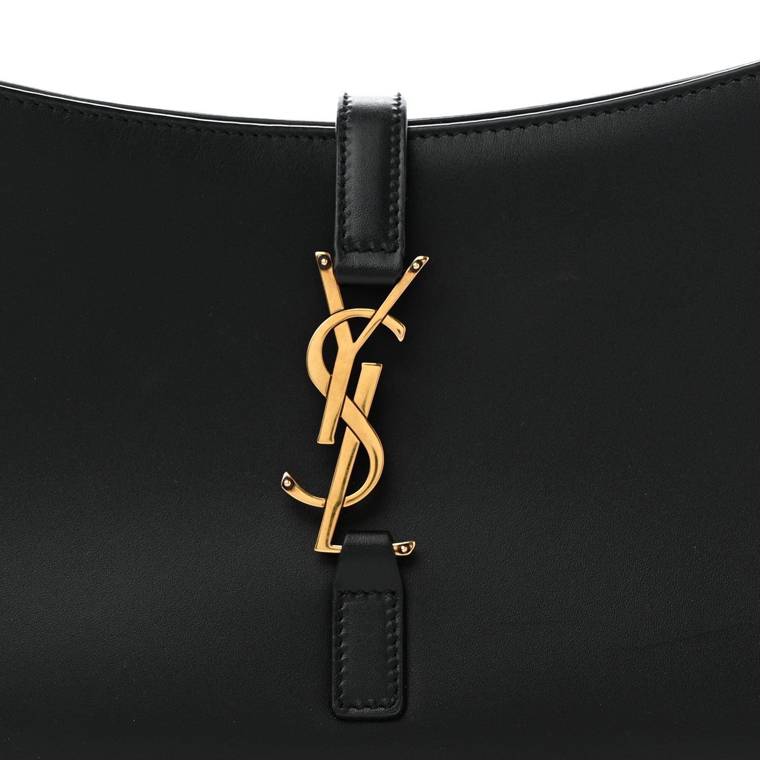 Saint Laurent Smooth Calfskin Le 5 A 7 Hobo Black 8 of 13