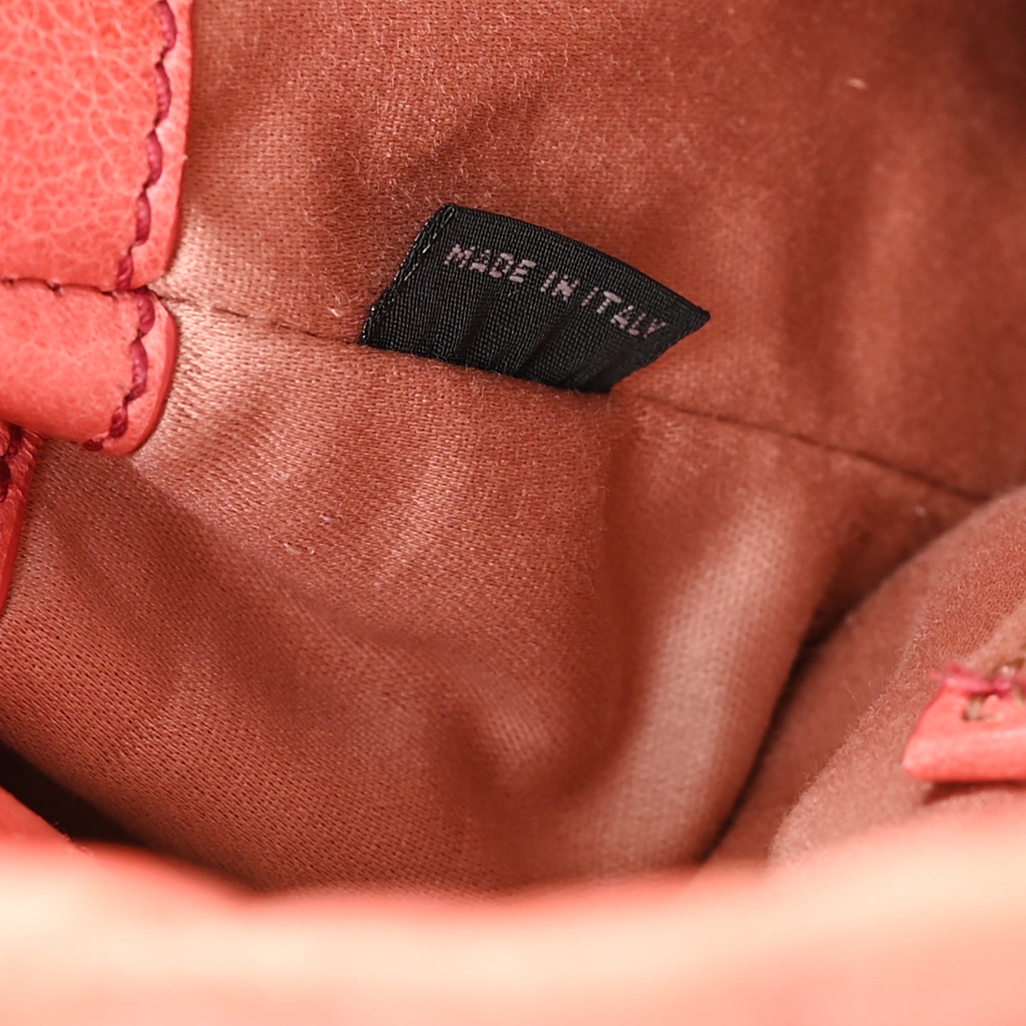 Vitello Lux Gathered Tote Rosa