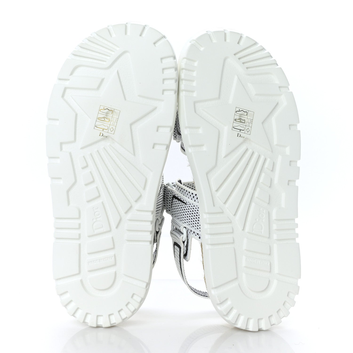 Christian Dior Technical Knit Jute Dioract 10mm Sandals 38 White Black 5 of 7