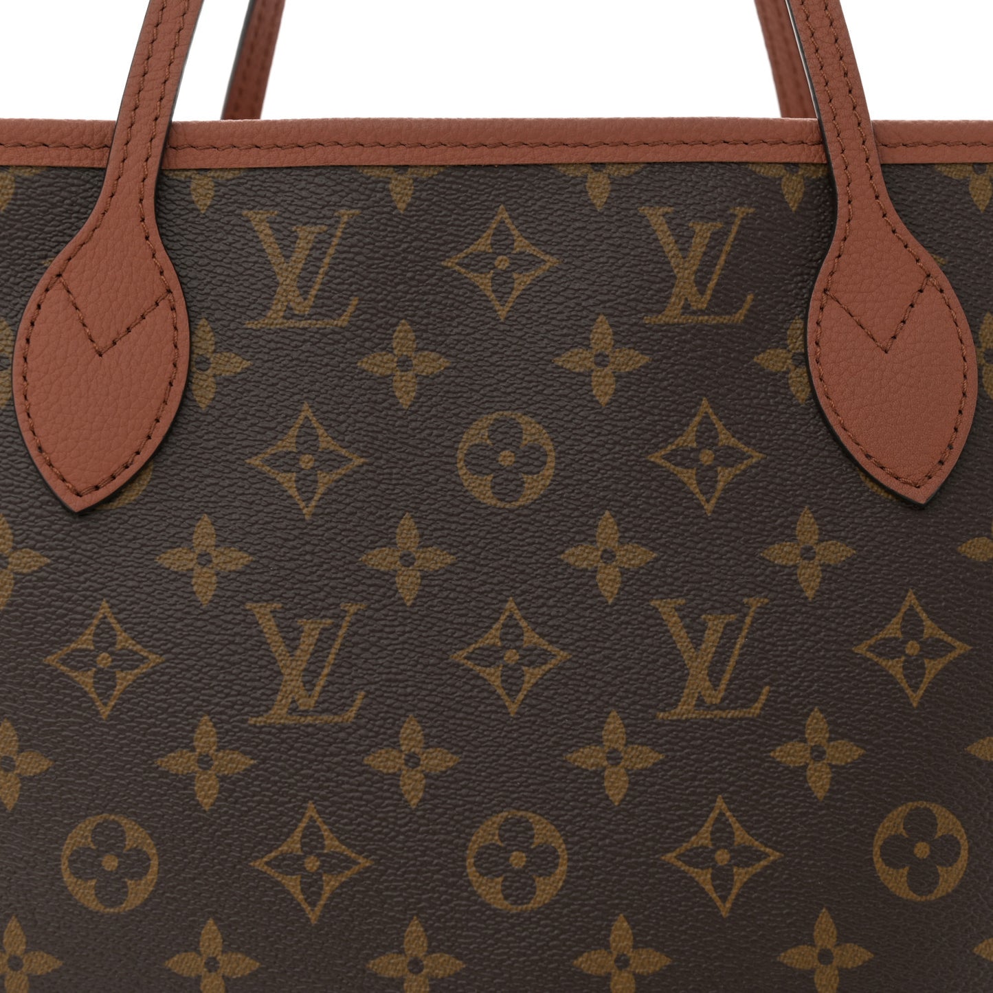 Monogram Calfskin Neo Neverfull Inside Out MM Tan