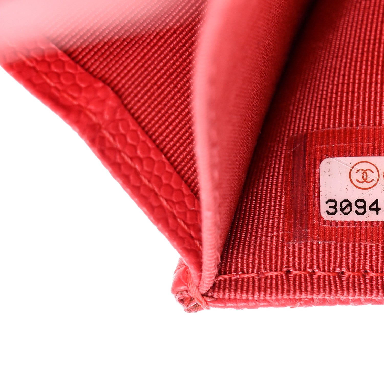 Chanel Caviar Quilted Flap Card Holder On Chain Dark Pink 7 of 10