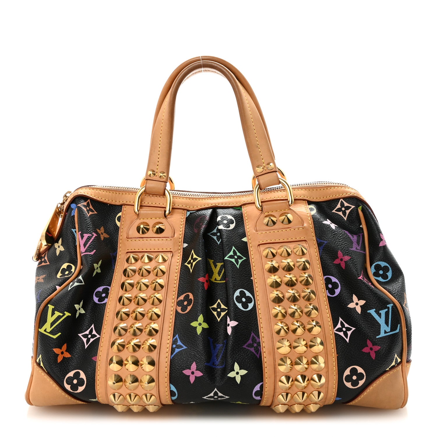 Louis Vuitton Monogram Multicolor Courtney MM Black 1878722