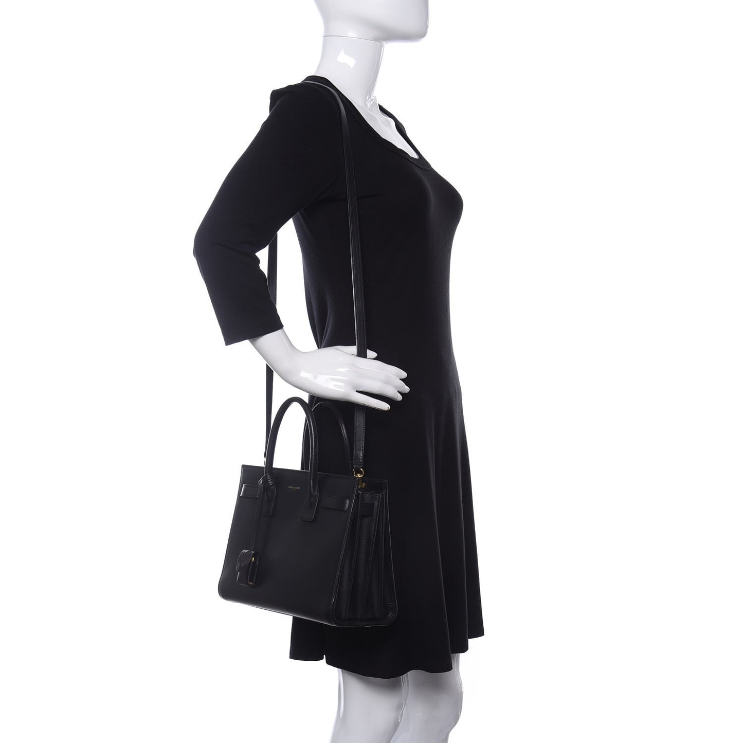 Calfskin Baby Sac de Jour Black