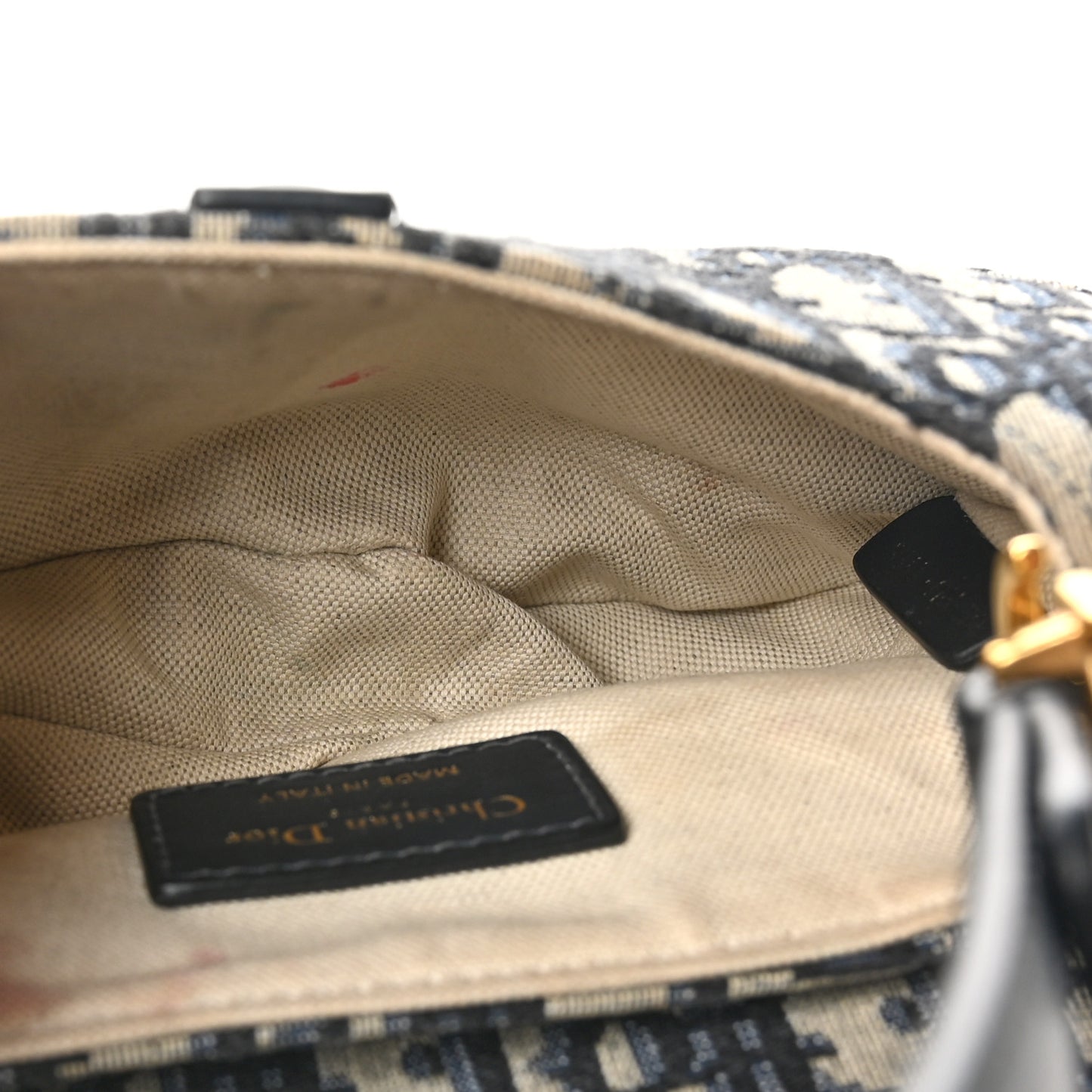 Oblique Mini Saddle Bag Blue